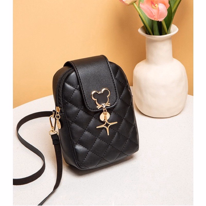 Túi Đựng Điện Thoại Trang Trí Hình Mèo Cute Wh68, W218 - Winnie House - Ảnh 10