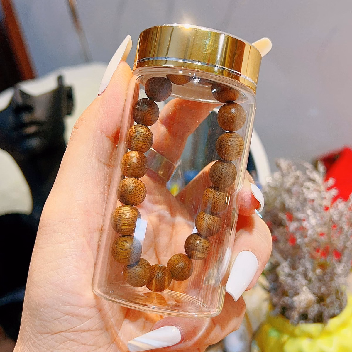 Vòng Tay Trầm Hương Tốc Rừng Thiên Nhiên Vip 1 - Thắng Giang - Ảnh 3