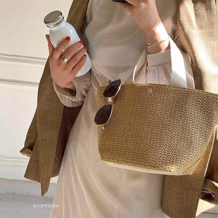 Túi Cói Nữ Đẹp Xách Cầm Tay Bản To Đi Biển, Đi Chơi Siêu Xinh 174 - Larita Fashion - Ảnh 9