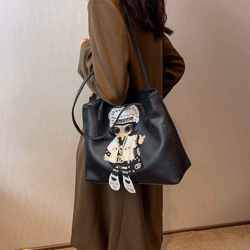 Túi Đeo Vai Nữ Công Sở Da Mềm Trơn Phong Cách Hàn Quốc 559 - Larita Fashion - Ảnh 3