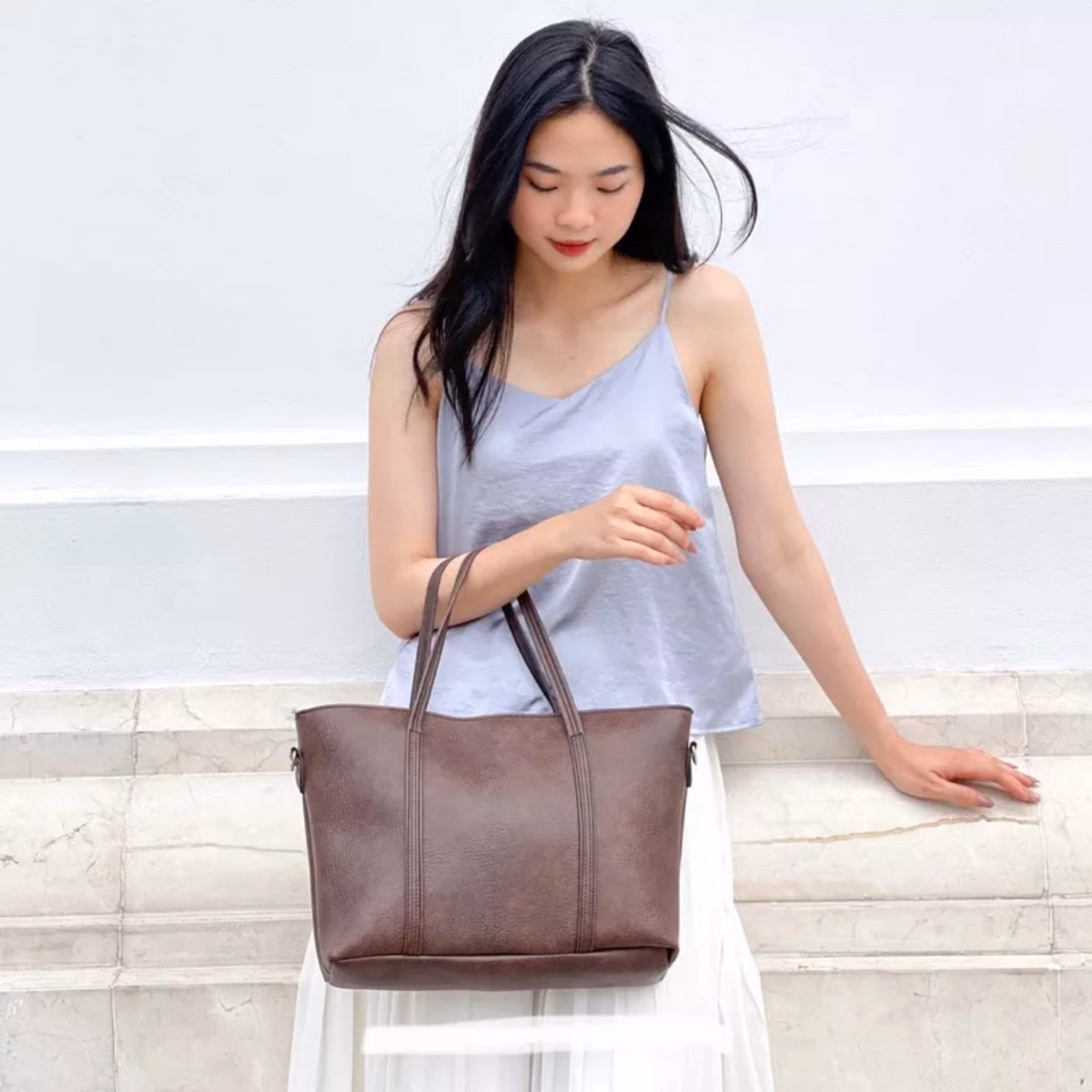 Túi Tote Công Sở Đựng Vừa Laptop, Sách Vở Wh86 - Winnie House - Ảnh 9