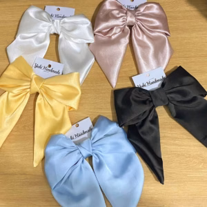 Cặp Tóc Nơ Handmade Phong Cách Thời Trang Hàn Quốc Yk02-Yukishop