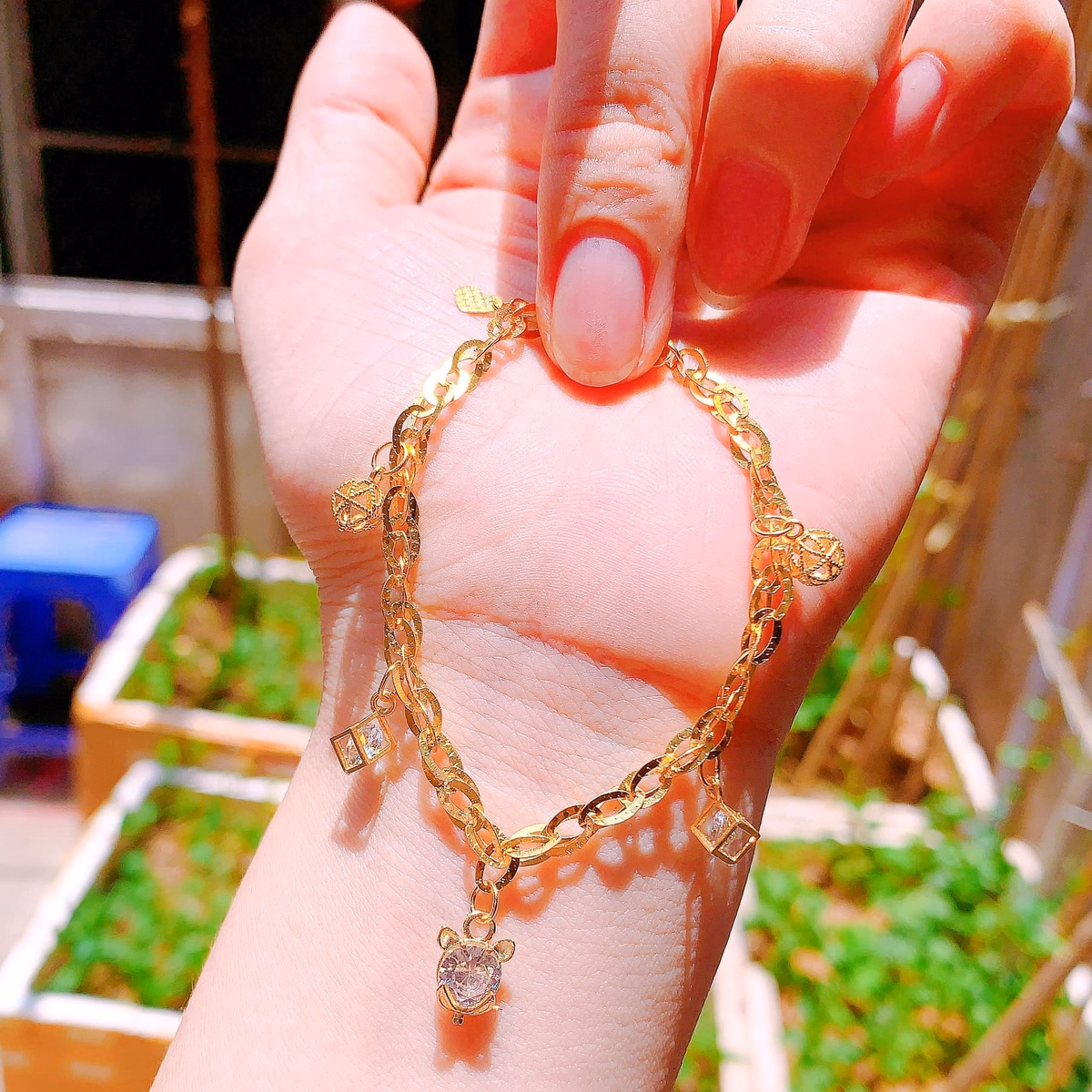 Lắc Tay Phụng Hồ Ly Bạc Ta Và Bạc Xi Vàng Cao Cấp - Thắng Giang