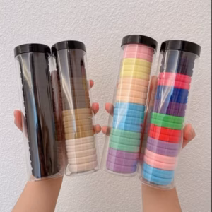 Set 20 Dây Chun Buộc Tóc Siêu Xinh Đựng Trong Hộp Ống Trong Suốt Tiện Lợi Chất Thun Buộc Siêu Co Dãn Nhiều Màu Hot Trend Gd048 - Lady'S Passion