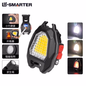 Móc Khoá Đèn Led Mini Cob Siêu Sáng Có Còi Hú, Nam Châm, Bật Lửa, Mở Bia, Giá Đỡ Điện Thoại, Pin Khoẻ Bản Ver 2 Cực Kỳ Cao Cấp Và Tiện Lợi Gd062 - Lady'S Passion