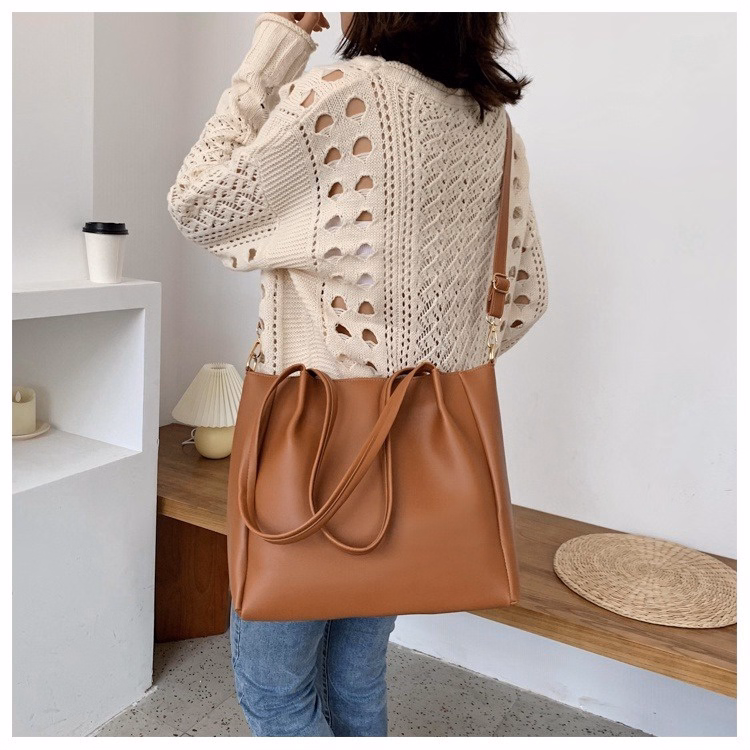 Túi Tote Đeo Vai, Đeo Chéo Công Sở Vừa A4 Wh130-W07 - Winnie House - Ảnh 5