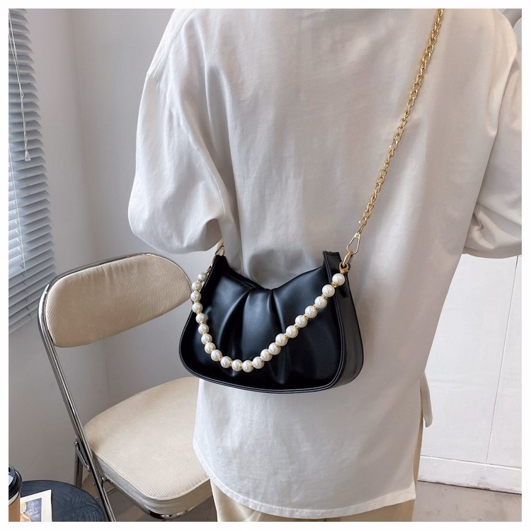 Túi Kẹp Nách, Đeo Vai Đeo Chéo Nữ Quai Ngọc Sang Trọng 304 - Larita Fashion - Ảnh 11