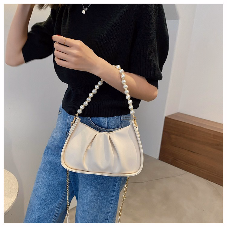 Túi Kẹp Nách, Đeo Vai Đeo Chéo Nữ Quai Ngọc Sang Trọng 304 - Larita Fashion - Ảnh 6