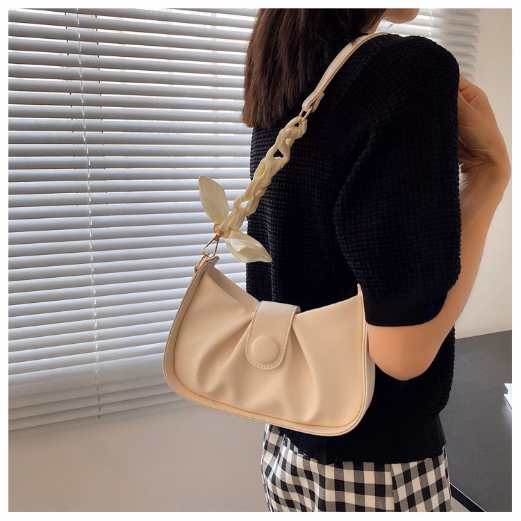 Túi Kẹp Nách Nữ Xách Tay Quai Phối Nơ Tiểu Thư Xinh Xắn 409 - Larita Fashion - Ảnh 5