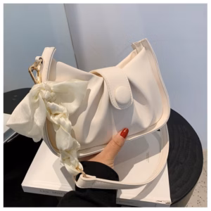 Túi Kẹp Nách Nữ Xách Tay Quai Phối Nơ Tiểu Thư Xinh Xắn 409 - Larita Fashion