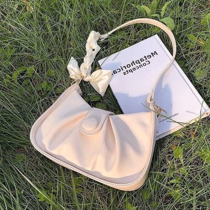 Túi Kẹp Nách Nữ Xách Tay Quai Phối Nơ Tiểu Thư Xinh Xắn 409 - Larita Fashion - Ảnh 19