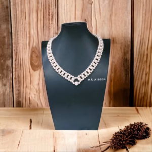 Vòng Cổ Ngọc Trai Nuôi Thiên Nhiên Nước Ngọc Cao Cấp Kết Viên - Thắng Giang