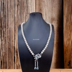 Vòng Cổ Ngọc Trai Nuôi Nước Ngọt Thiên Nhiên Khóa Thời Giang - Thắng Giang