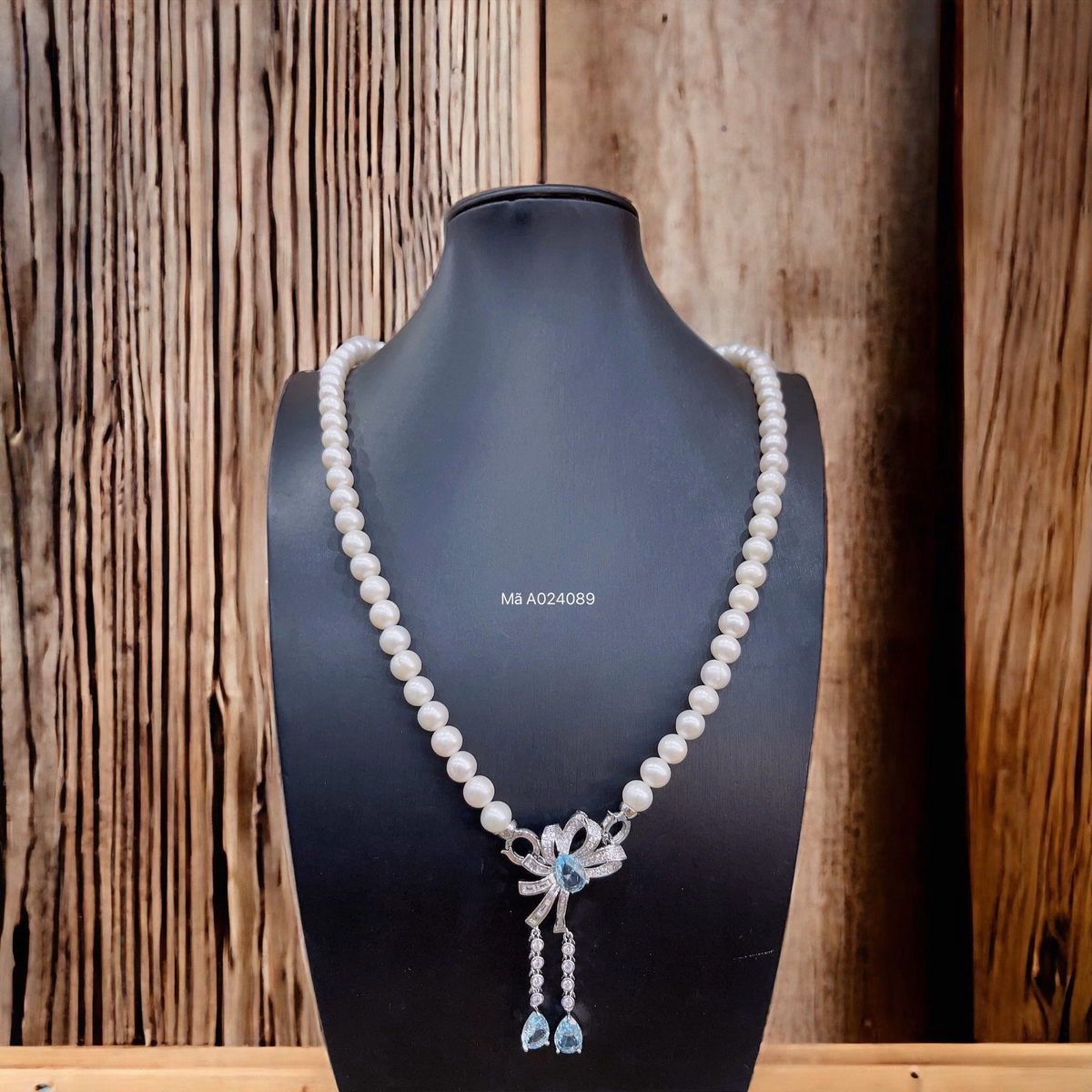 Vòng Cổ Ngọc Trai Nuôi Nước Ngọt Thiên Nhiên Khóa Thời Giang - Thắng Giang