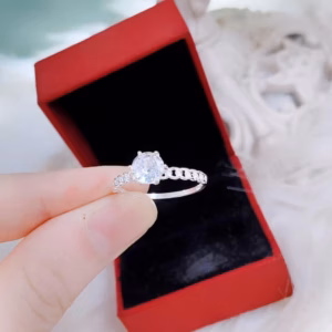 Nhẫn Mắt Xích Bạc Ta Đính Đá Cao Cấp - Thắng Giang