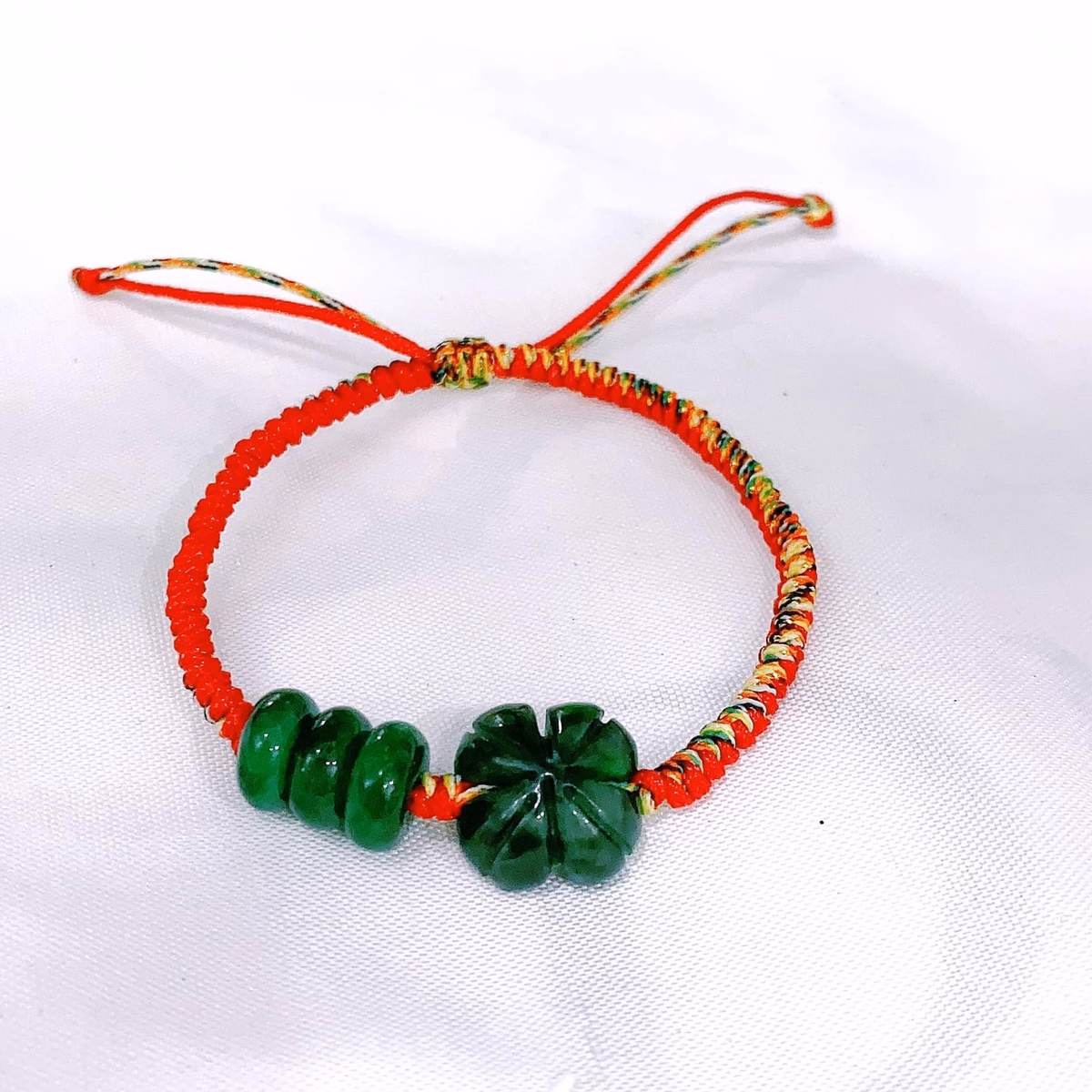 Vòng Tay Cỏ Ba Lá Tam Điếu Ngọc Cẩm Thạch Thiên Nhiên - Thắng Giang - Ảnh 3