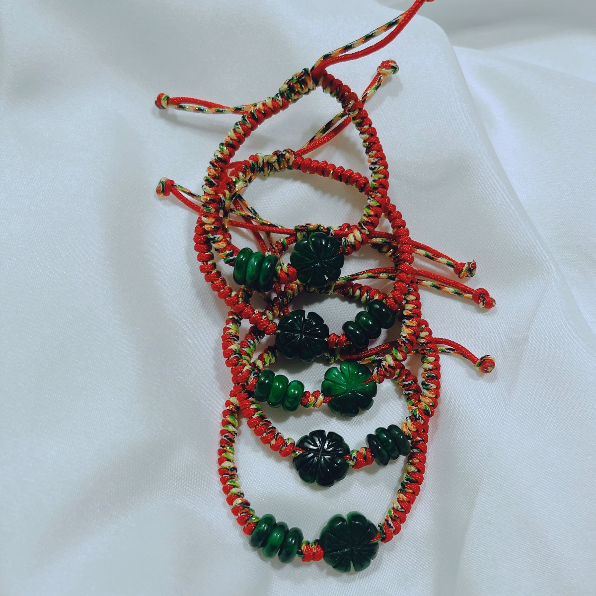 Vòng Tay Cỏ Ba Lá Tam Điếu Ngọc Cẩm Thạch Thiên Nhiên - Thắng Giang - Ảnh 4