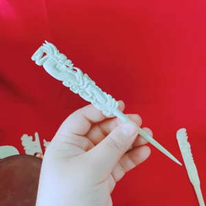 Trâm Cài Tóc Xương Mỹ Nghệ Hình Rồng Phượng - Thắng Giang