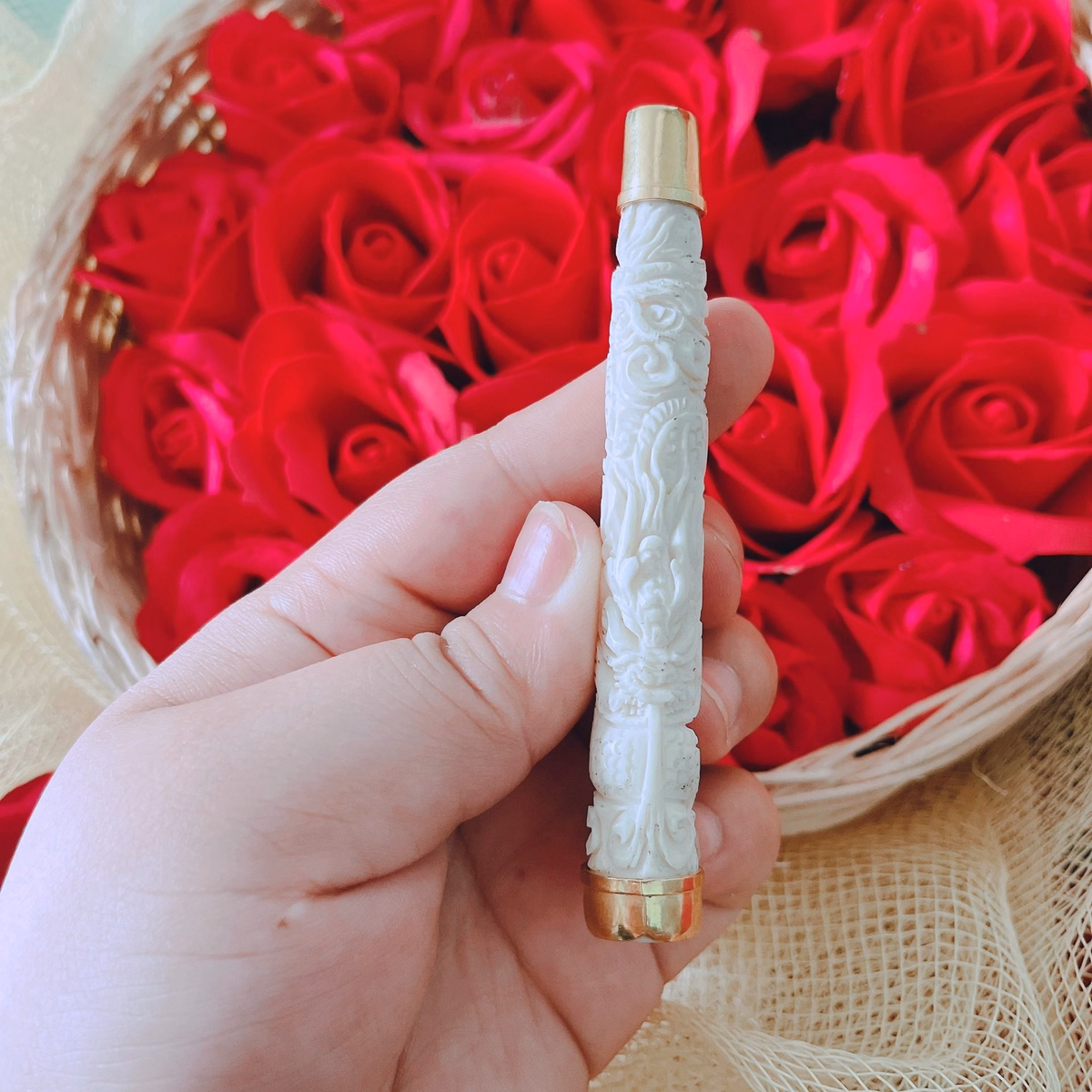 Tẩu Xương Mỹ Nghệ Bọc Bạc Xi Vàng - Thắng Giang - Ảnh 3