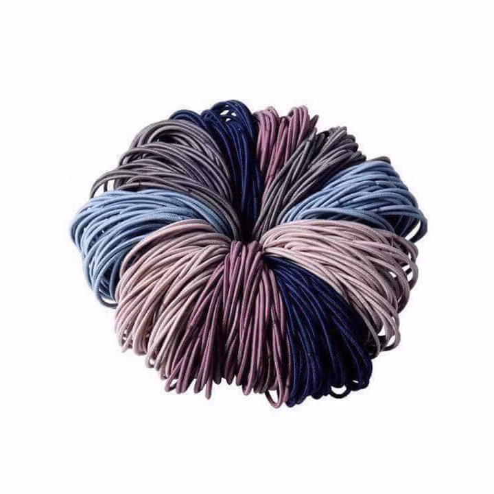 Set 100 Chun Buộc Tóc Trong Túi Zip Cho Nàng Gd111 - Lady'S Passion - Ảnh 2