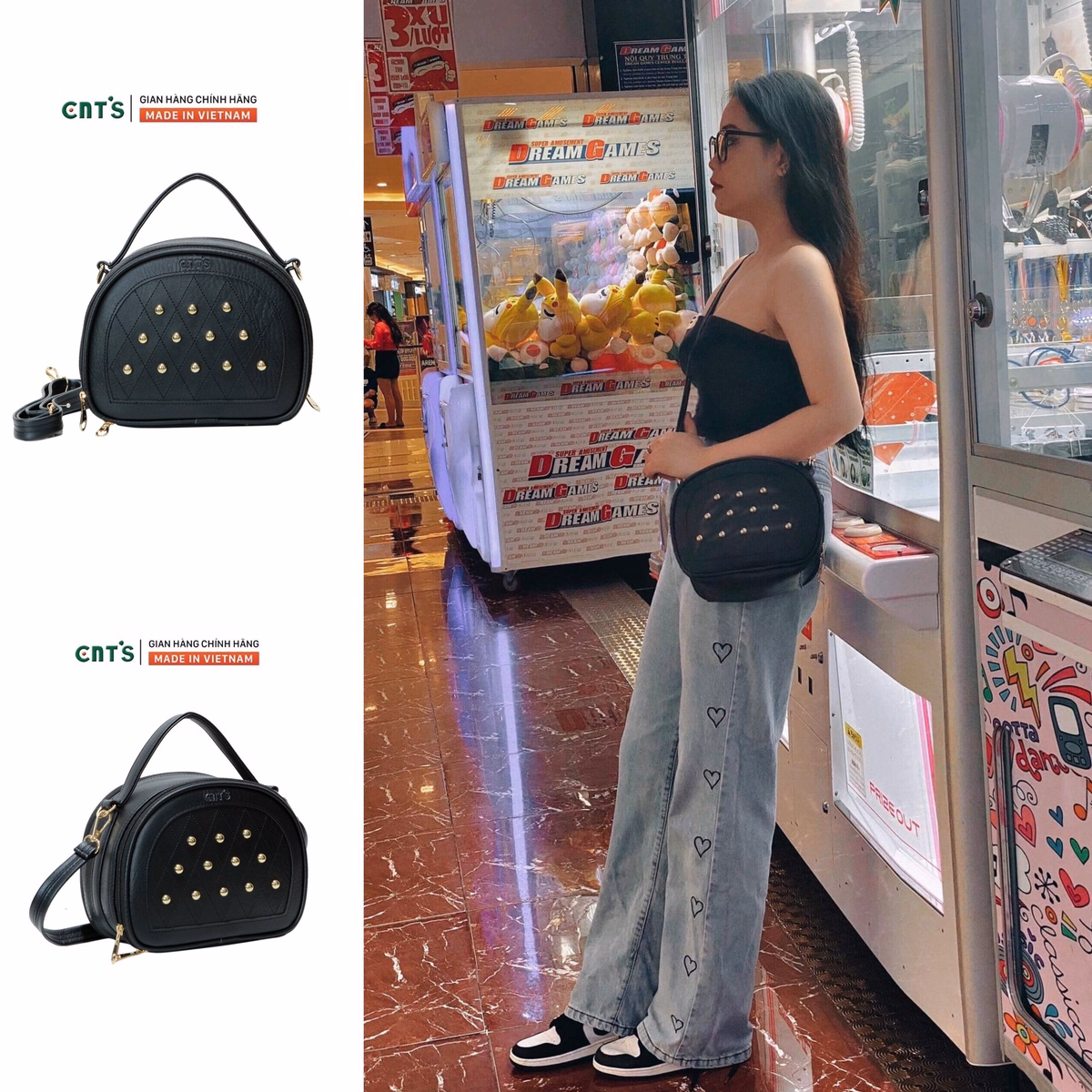 Túi Đeo Chéo Nữ Đẹp Trẻ Trung Da Cao Cấp Thời Trang Tdx71 Winnie House - Cnt - Ảnh 18