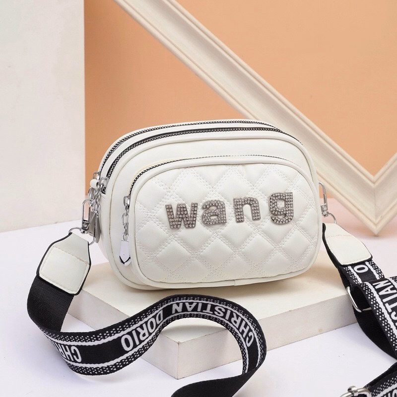 Túi Xách Nữ Đeo Chéo Nhiều Ngăn Da Mềm Đẹp Wh177 - Winnie House - Ảnh 4