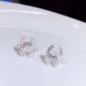 Bông Tai Chữ X Bạc Ý Cao Cấp Có Thẻ Hóa Đơn - Thắng Giang