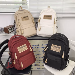 Balo Nam Nữ Retro Phong Cách Âu Mỹ, Vải Oxford Chống Thấm Nước Bhs102 - Bh Kids