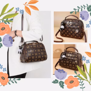 Túi Đeo Chéo Mk Có Quai Xách Tiện Lợi Kèm Móc Gấu Pp6 - Pipi Store