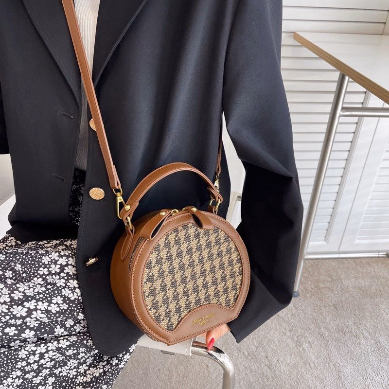 Túi Đeo Chéo Cốp Dáng Trống Tròn Có Quai Xách Tiện Lợi Pp11 - Pipi Store - Ảnh 9