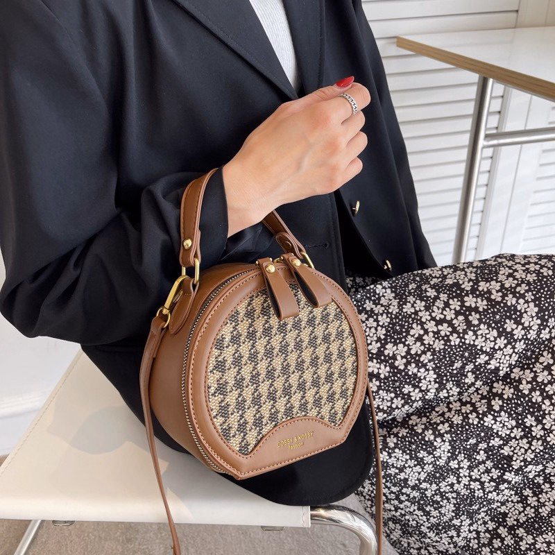 Túi Đeo Chéo Cốp Dáng Trống Tròn Có Quai Xách Tiện Lợi Pp11 - Pipi Store - Ảnh 11