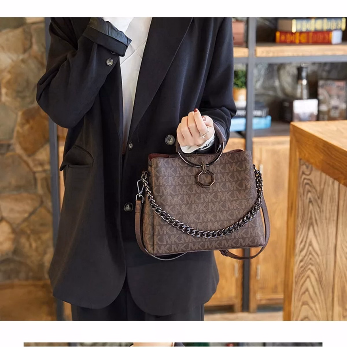 Túi Đeo Chéo Công Sở Phối Xích Cao Cấp Hàng Chuẩn Đẹp Pp30 - Pipi Store - Ảnh 6