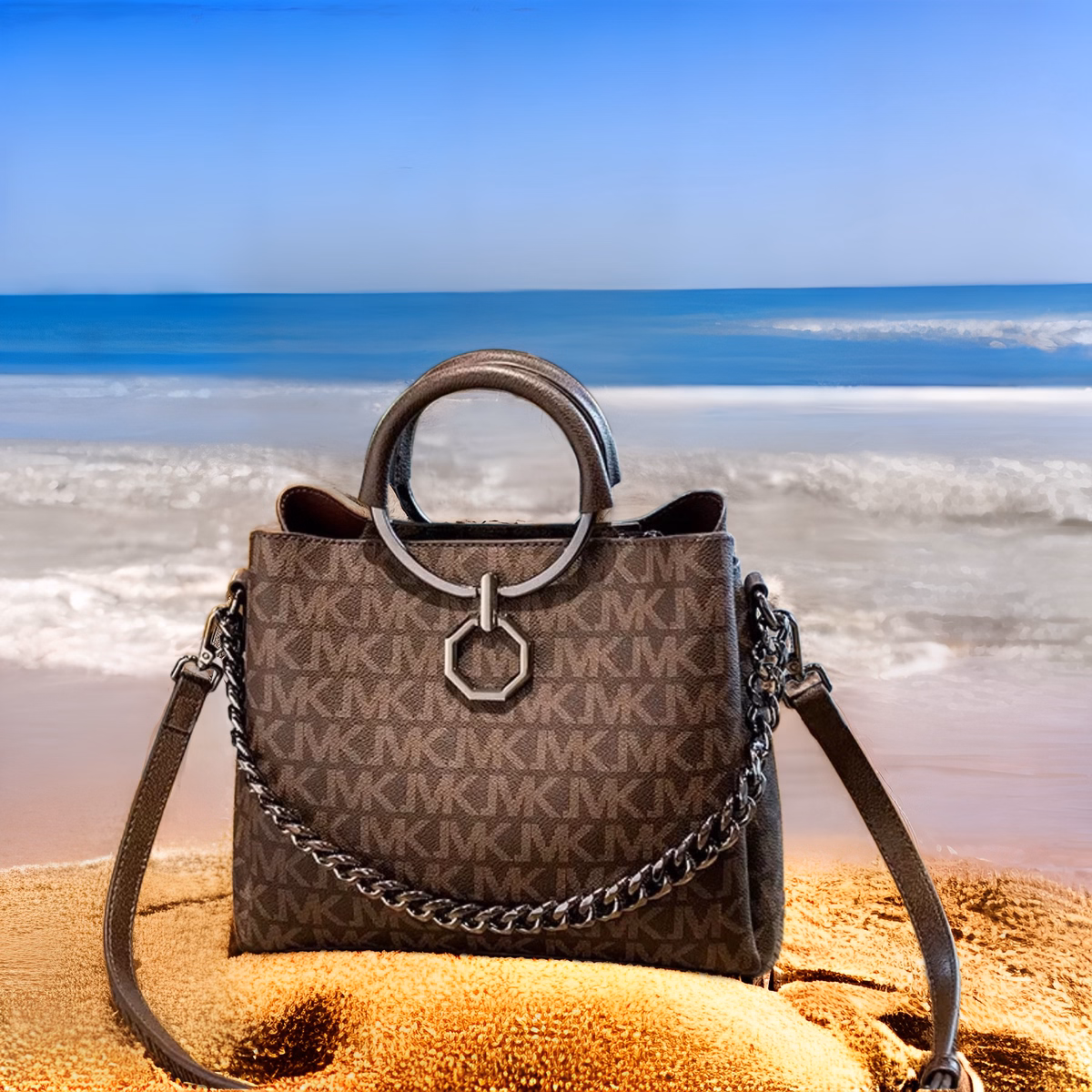 Túi Đeo Chéo Công Sở Phối Xích Cao Cấp Hàng Chuẩn Đẹp Pp30 - Pipi Store