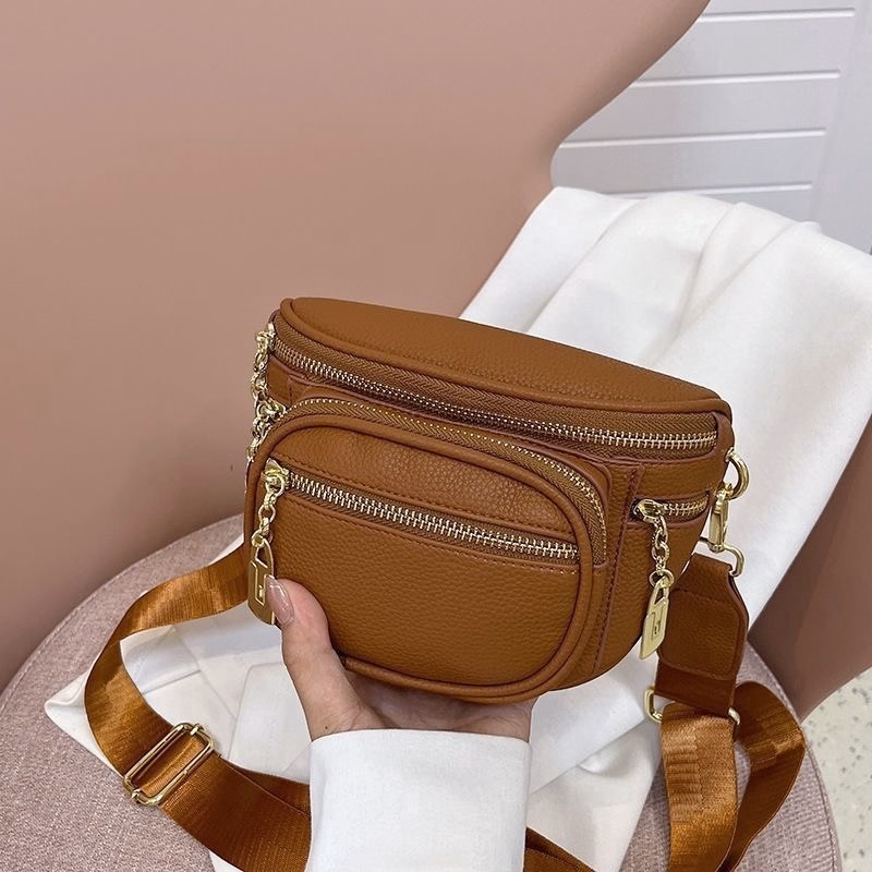 Túi Đeo Chéo Bao Tử Form Chuẩn Dày Dặn 3 Ngăn Pp34 - Pipi Store - Ảnh 3