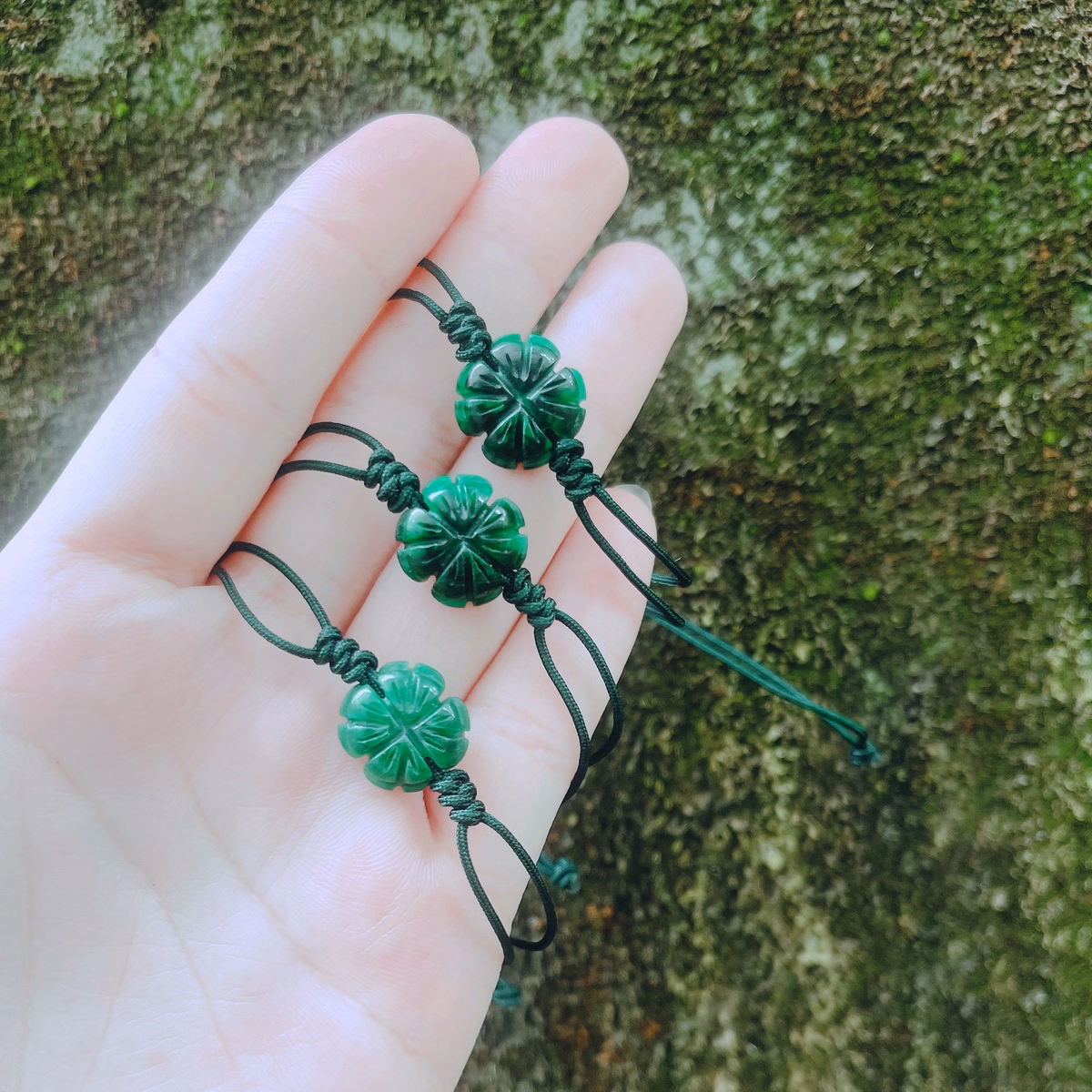 Vòng Tay Cỏ Bốn Lá Cẩm Thạch Sơn Thủy Dáng Mới - Thắng Giang - Ảnh 4