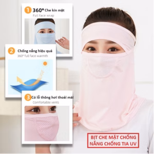 Khẩu Trang Vải Nam Nữ Kín Mặt Bịt Tai Gáy Chống Nắng Hiệu Quả Gd168 - Lady'S Passion