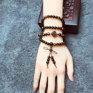 Vòng Tay Lá Bồ Đề Trầm Hương Sánh Chìm Thiên Nhiên 6 Ly - Thắng Giang