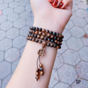 Vòng Tay Sen Trầm Hương Sánh Chìm Tự Nhiên - Thắng Giang