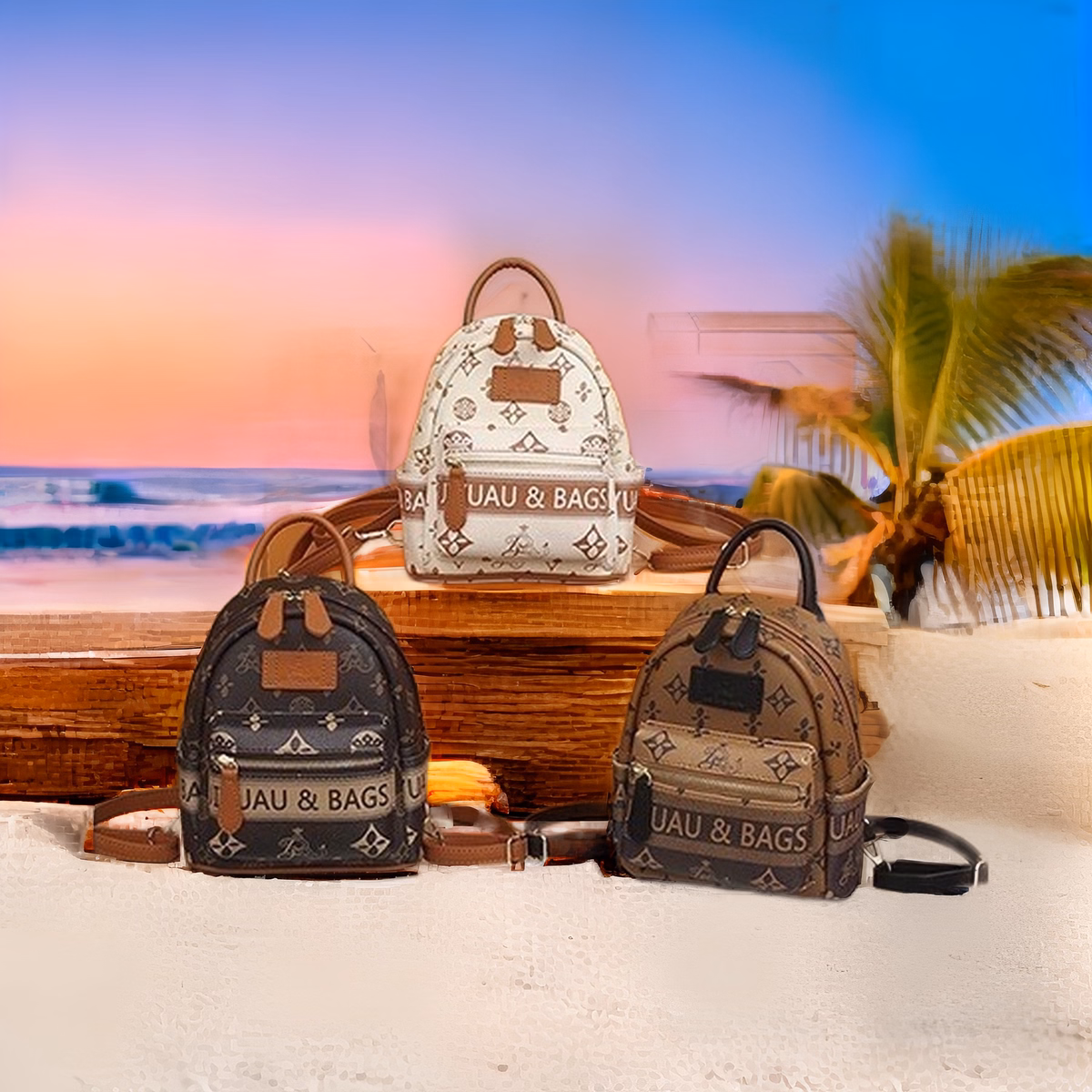 Balo Họa Tiết Cổ Điển Phong Cách Âu Mỹ Pp42 - Pipi Store