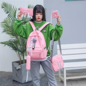 Set Balo 4 Món Thắt Nơ Dây Off St76 - Nana House