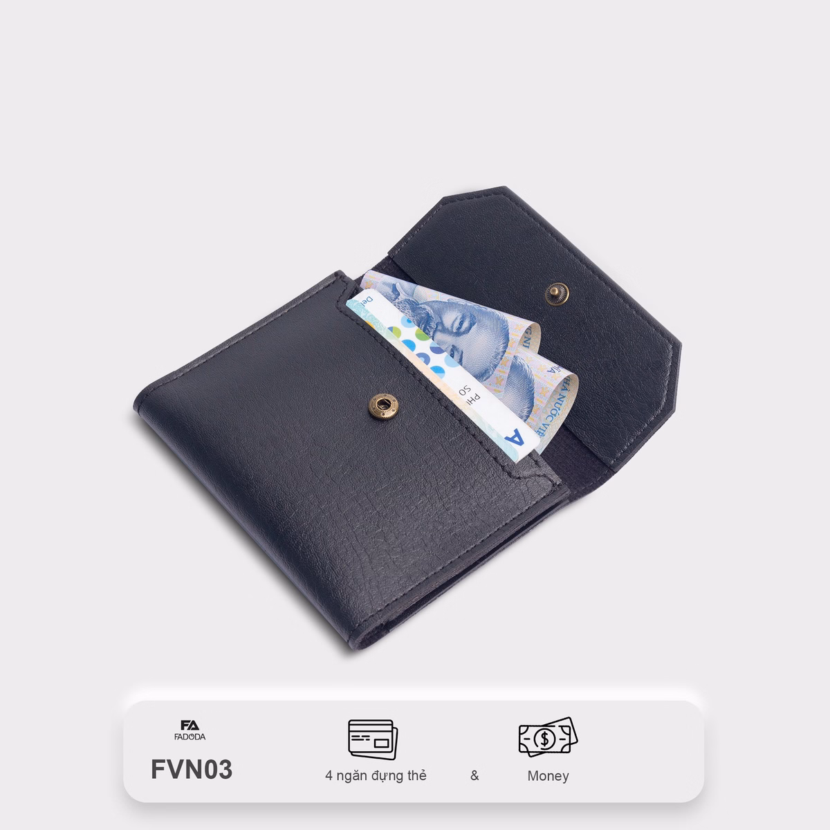 Ví Đựng Thẻ Mini Unisex Fvn03 - Fadoda - Ảnh 6