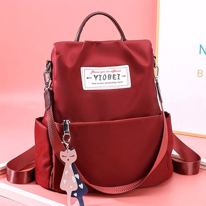 Balo Thời Trang Vải Dù Chống Trộm, Chống Thấm Kiểu Dáng Thời Trang Wh203 - Winnie House - Ảnh 6