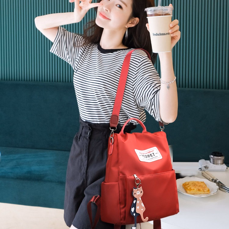 Balo Thời Trang Vải Dù Chống Trộm, Chống Thấm Kiểu Dáng Thời Trang Wh203 - Winnie House - Ảnh 7