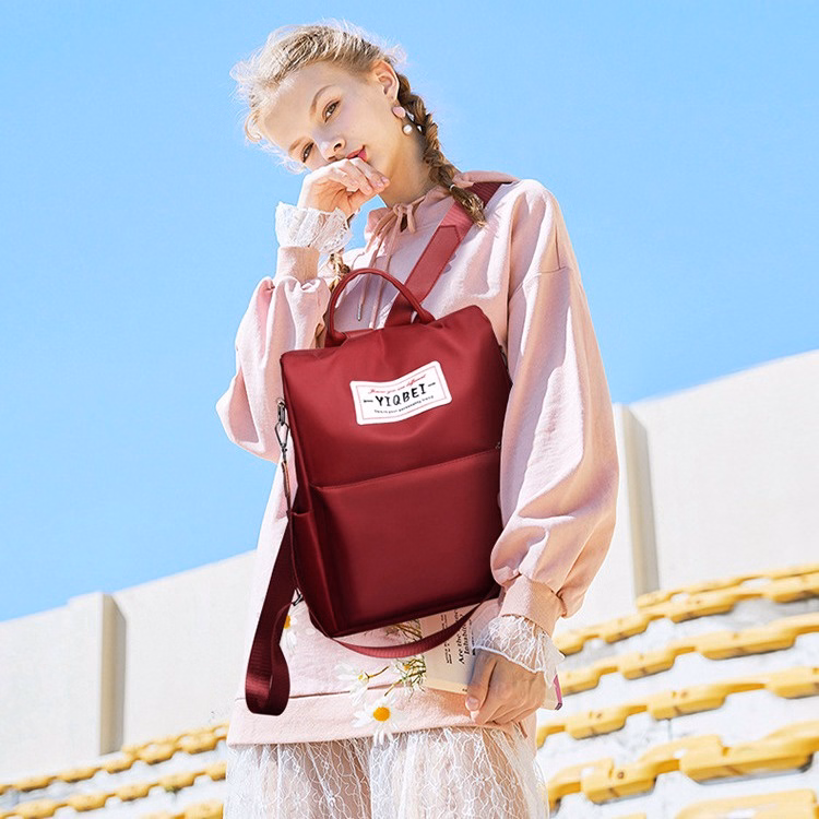 Balo Thời Trang Vải Dù Chống Trộm, Chống Thấm Kiểu Dáng Thời Trang Wh203 - Winnie House - Ảnh 15