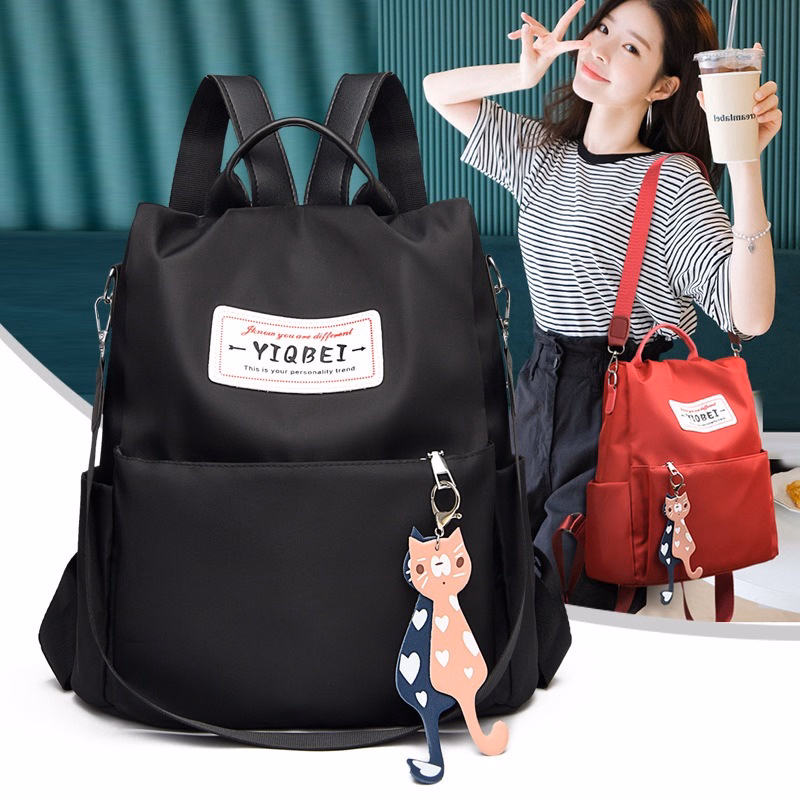 Balo Thời Trang Vải Dù Chống Trộm, Chống Thấm Kiểu Dáng Thời Trang Wh203 - Winnie House - Ảnh 14