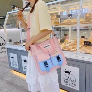 Túi Tote Đeo 2 Kiểu Phối Màu Peaca St52 - Nana House