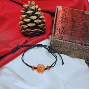 Vòng Tay Cỏ Bốn Lá Ngọc Cẩm Thạch Hết Tết Song Điếu Thiên Nhiên - Thắng Giang