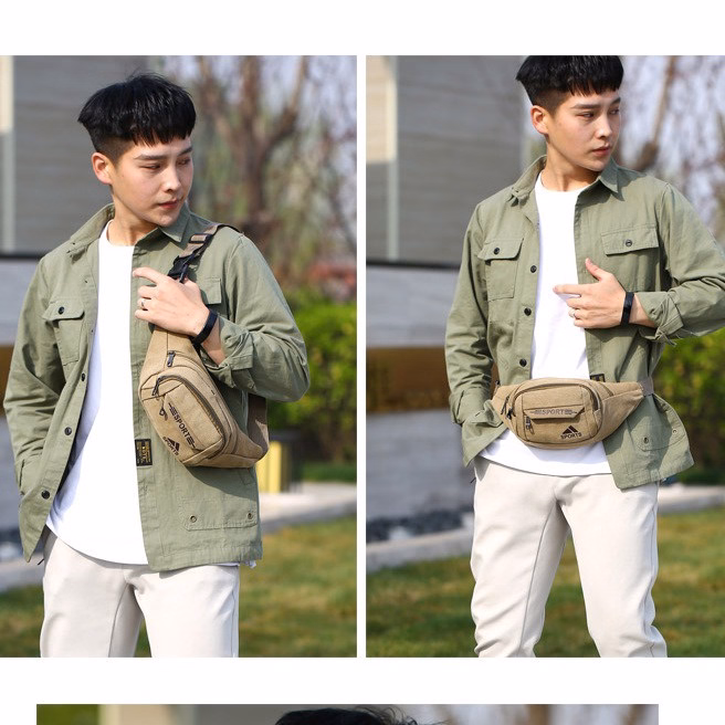 Túi Canvas Đeo Hông Đựng Điện Thoại Đa Năng Wh213 - Winnie House - Ảnh 3