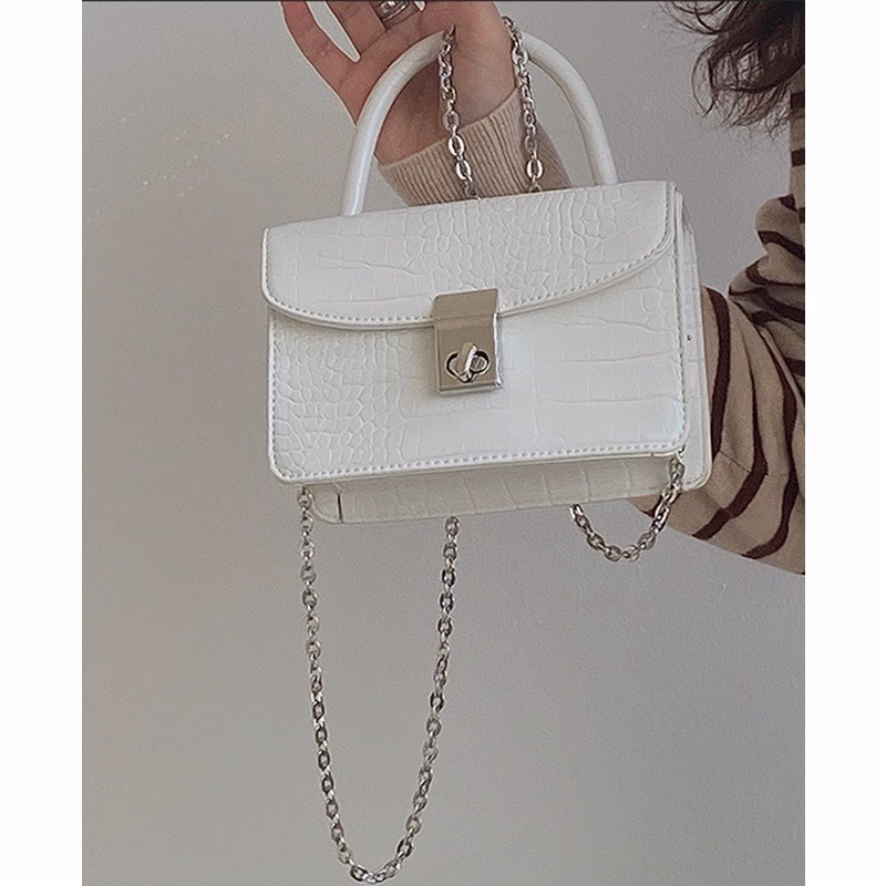 Túi Xách Nữ Đeo Chéo ,Đeo Vai Thời Trang Khóa Xoay Da Rắn 531-Larita Fashion - Ảnh 8