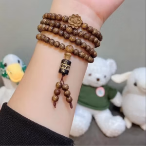 Vòng Tay Sen Trầm Hương Phối Lu Thống Trú Bình An - Thắng Giang